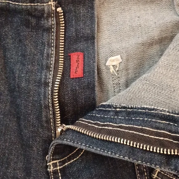 TRIPP NYC DENIUM BONDAGE PANTS SIZE 16 BLUE - Picture 13 of 16